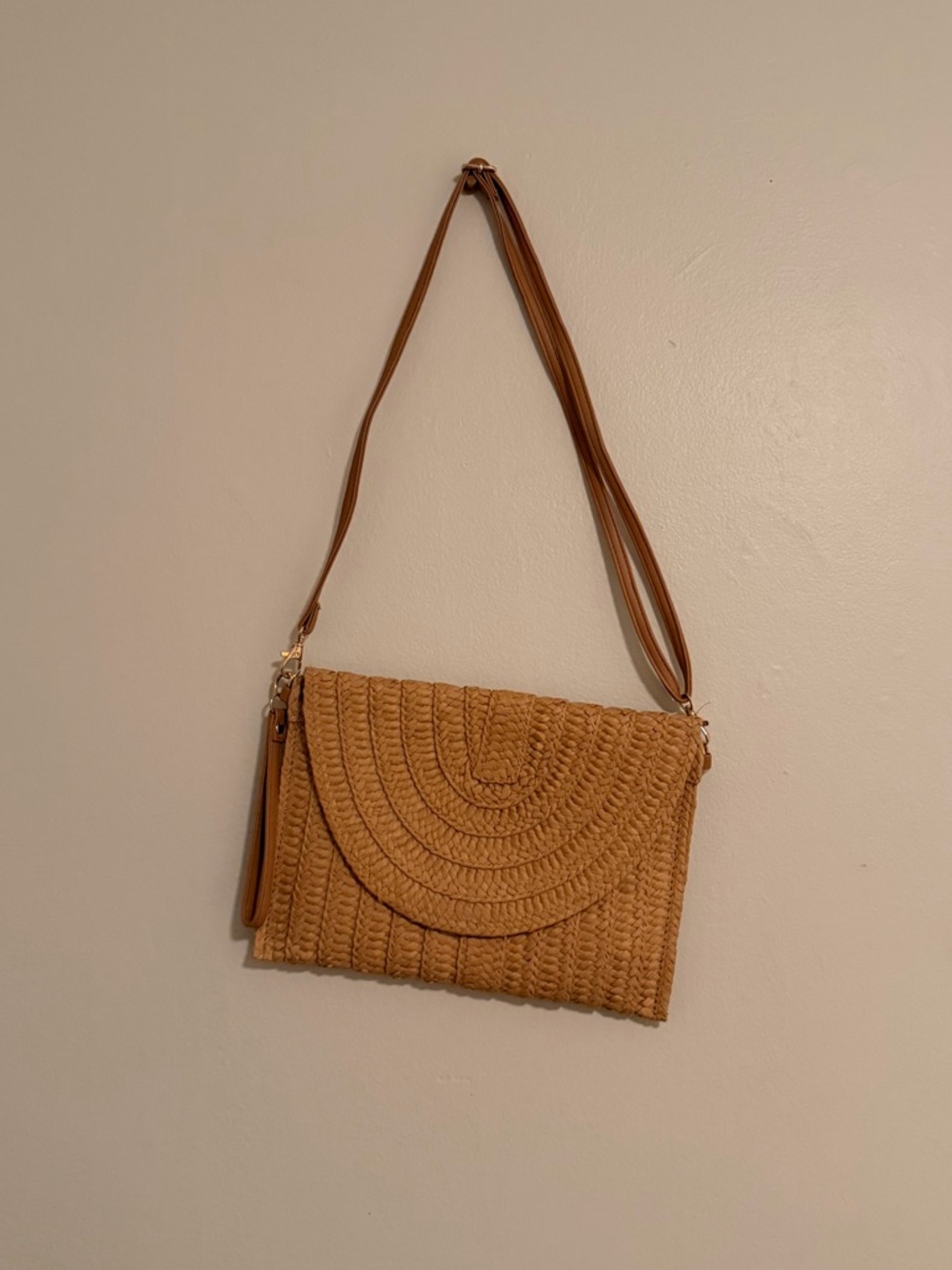 Rattan Crossbody Bag